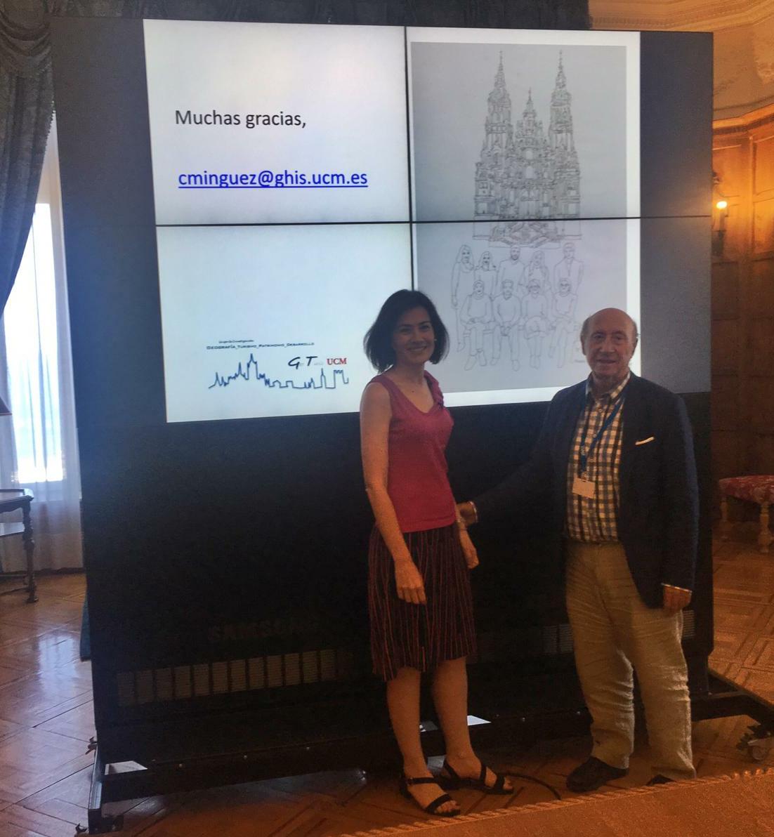 Carmen Mínguez en el curso de verano de la UIMP